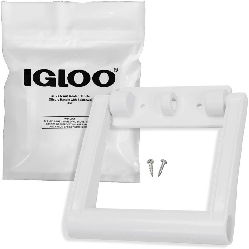 Igloo 21023 25-72 Quart Cooler Handle with Screws (White, 1 ea) - Image 1